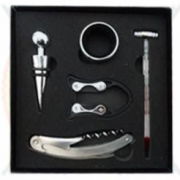 KIT VINHO COM 05 PEÇAS PERSONALIZADOS EM LASER